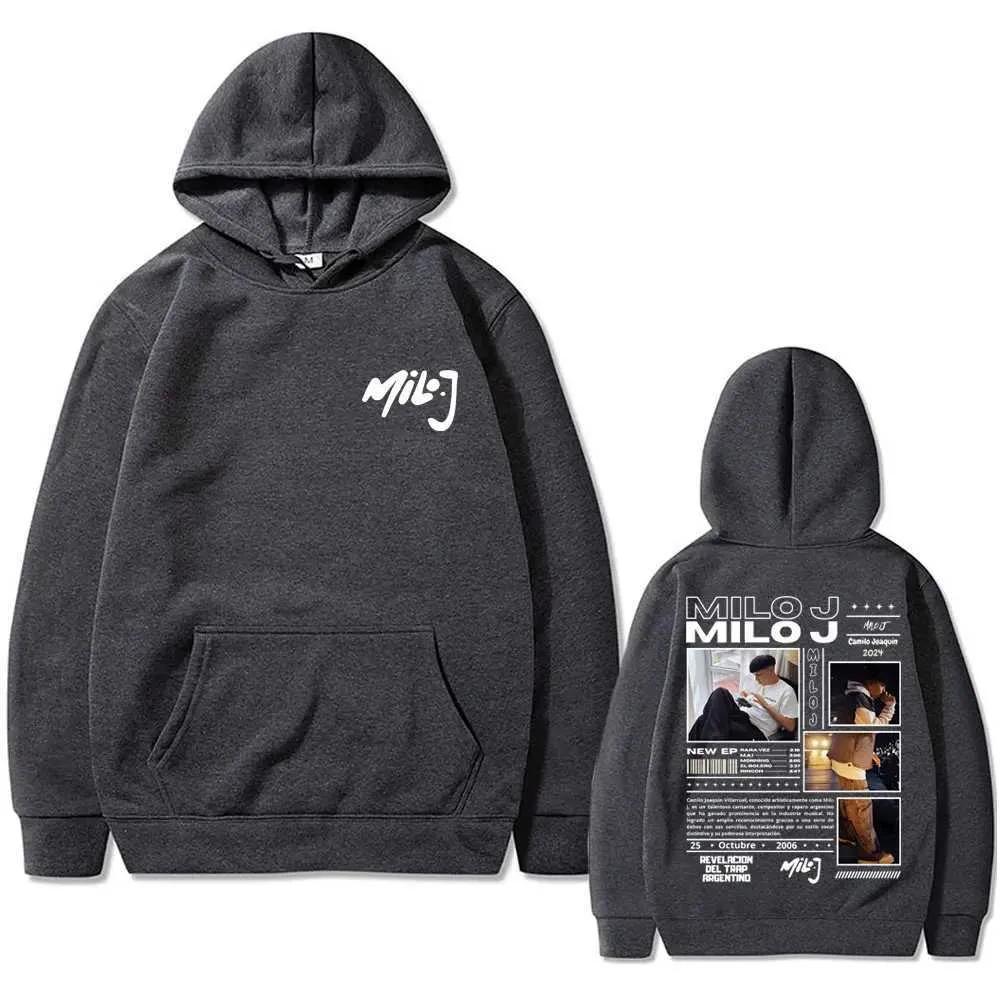 Rapper Milo Album Graphic Hoodie Men Women Hip Hop Fashion Oversized Hooded Sweatshirt Mens Casual Fleece Cotton Hoodies25