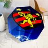 Sport Club Football Crest Printed Automatic Umbrella, 8-Frame for Travel, Camping, Casual Umbrella, Essential Gift for  for Family and Friends
