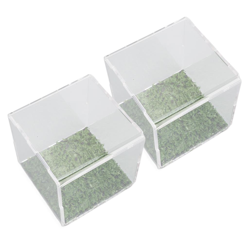 3.1x3.1x3.1cm Beyzbol Saklama Kutusu Şeffaf Akrilik Beyzbol Sergileme Kutusu Küp Tutucu Top Koruyucu