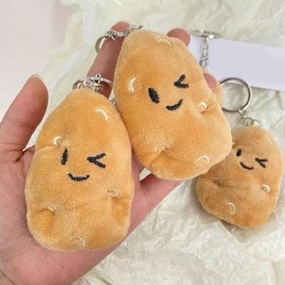 Set de 10 Brelocuri și Broșe Miniaturale Cartof Handmade Charm pentru Chei Suport Multifuncțional pentru Chei pentru Persoane Trendy