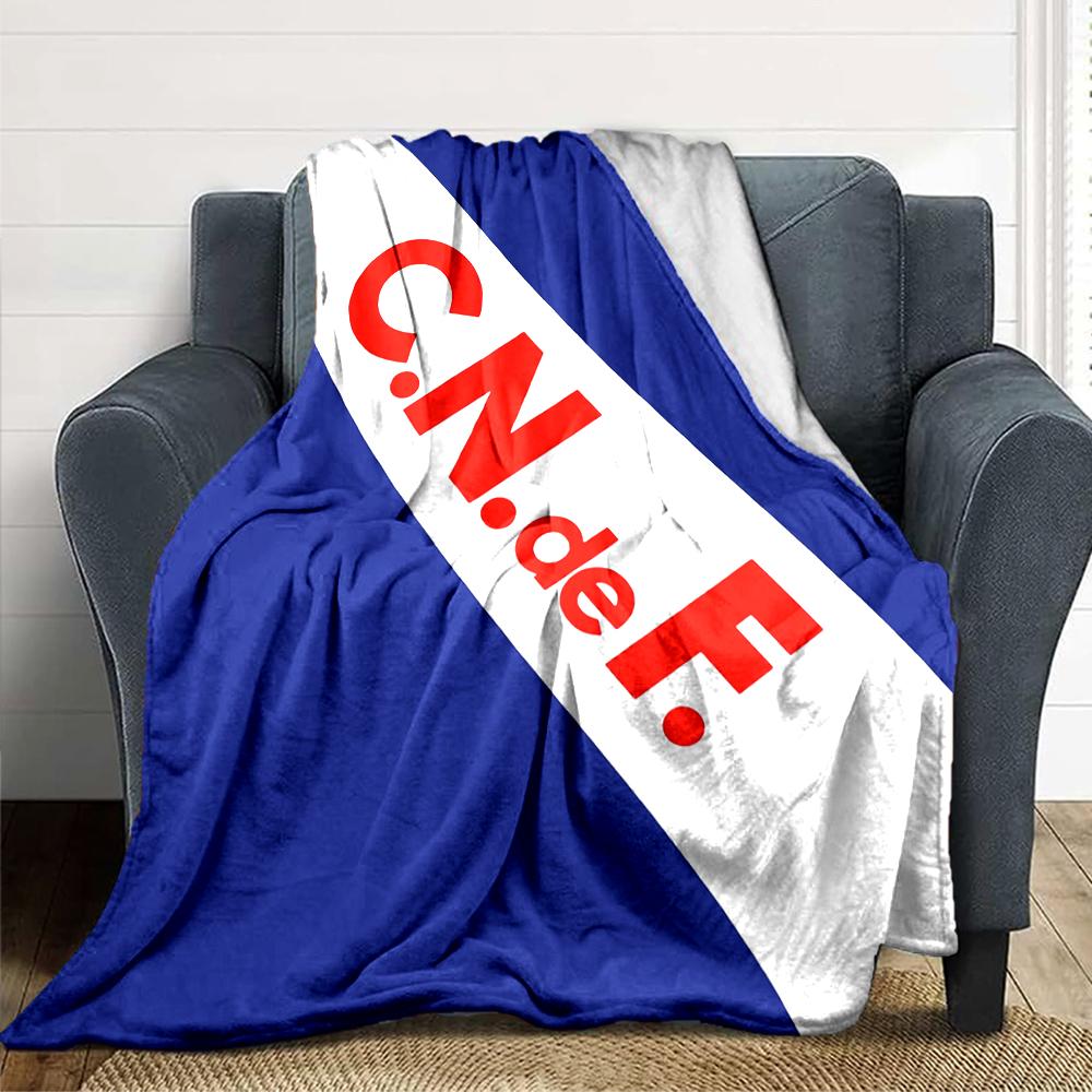 1Pc Rangers Fc Crest Union Jack Blanket For Couch Bed Plush Cozy Fuzzy Blanket Super Soft Warm Blankets For Fall And Winter 0918223