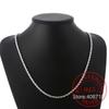 4mm Twisted Chain 925 Sterling Silver Necklace Pendant for Women Men Vintage Jewelry Hot Sale