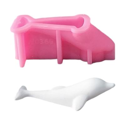 Set Mucegai Silicon Delfin Multifuncțional Robust Portabil pentru Articole Artizanale din Rășină Gips Dimensiuni Asortate