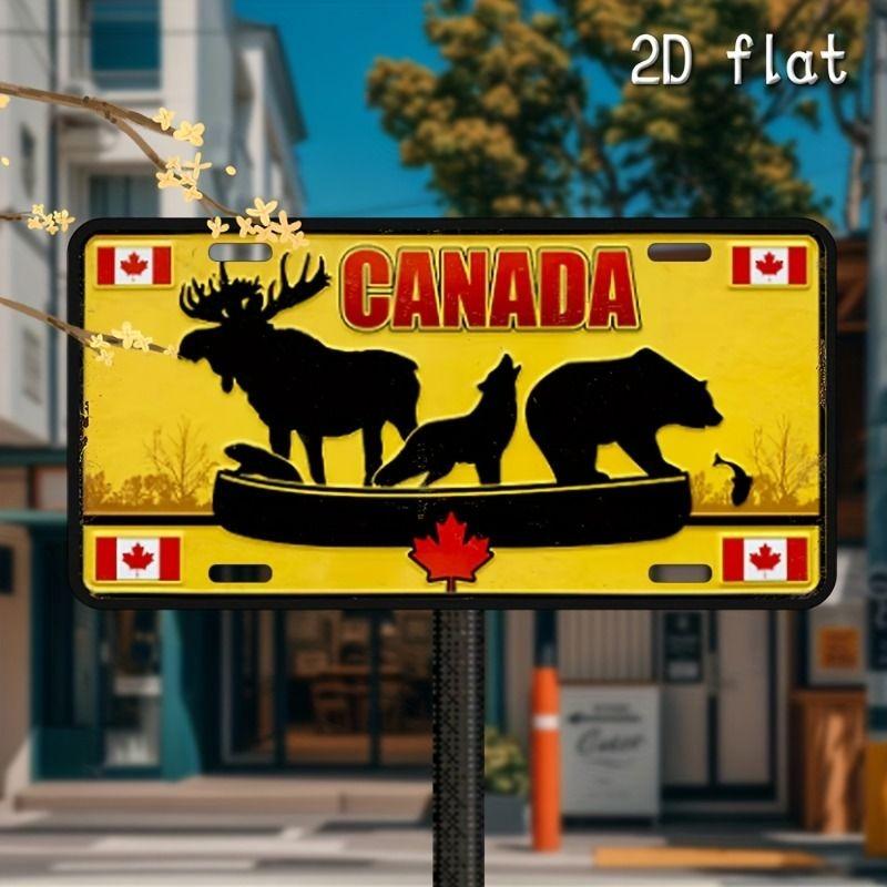 Souvenir Metal License Plate, Custom Auto Sign 15x30cm