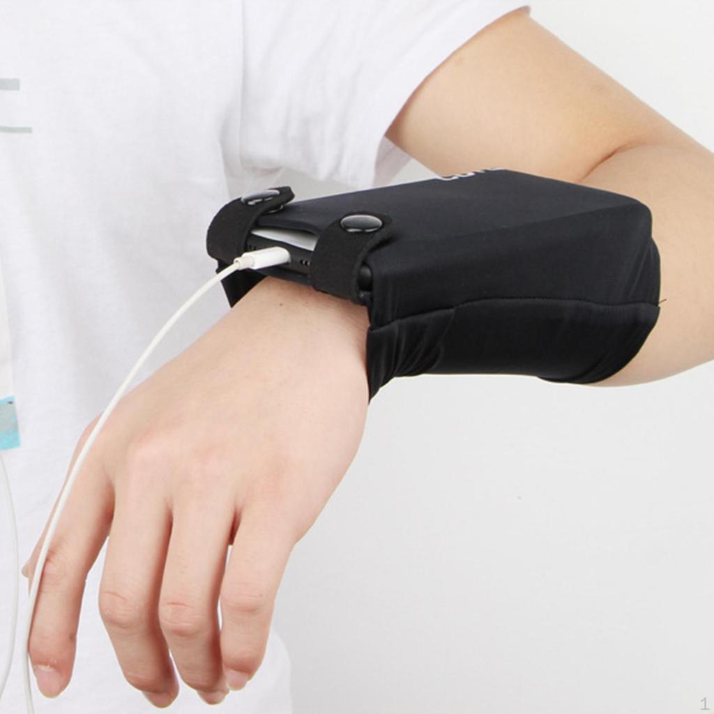 Breathable Phone Arm Bands Cellphone Holder Running Wristband Sleeve Bag 2 Case for home and gym