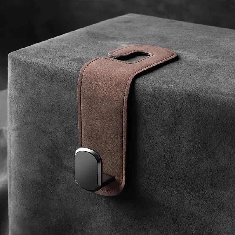 1pc Universal Auto Seat Headrest Hook Fur Zinc Alloy Car Storage Hanger Car Auto.
