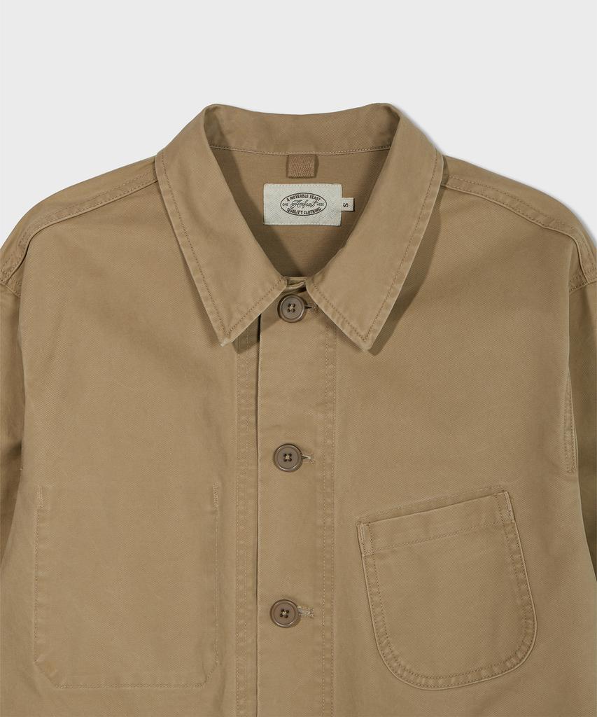 Amfeast Vintage Ita French Work Jacket Beige