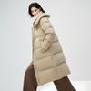 Women's Mid-length Lapel Down Jacket