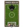 Entertaining Soccer Field Beer Bottle Opener With Practical Build In Cap Container For Home Bar Parties Gatherings