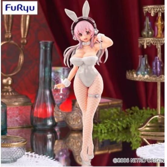 

Super Sonico BiCute Bunnies Figure Pearl White Ver. 30cm Furyu Anime Bunny PVC Figure