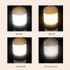 New Portable LED Night Light: Dual-Color Touch-Control, USB Rechargeable, Outdoor Camping Light