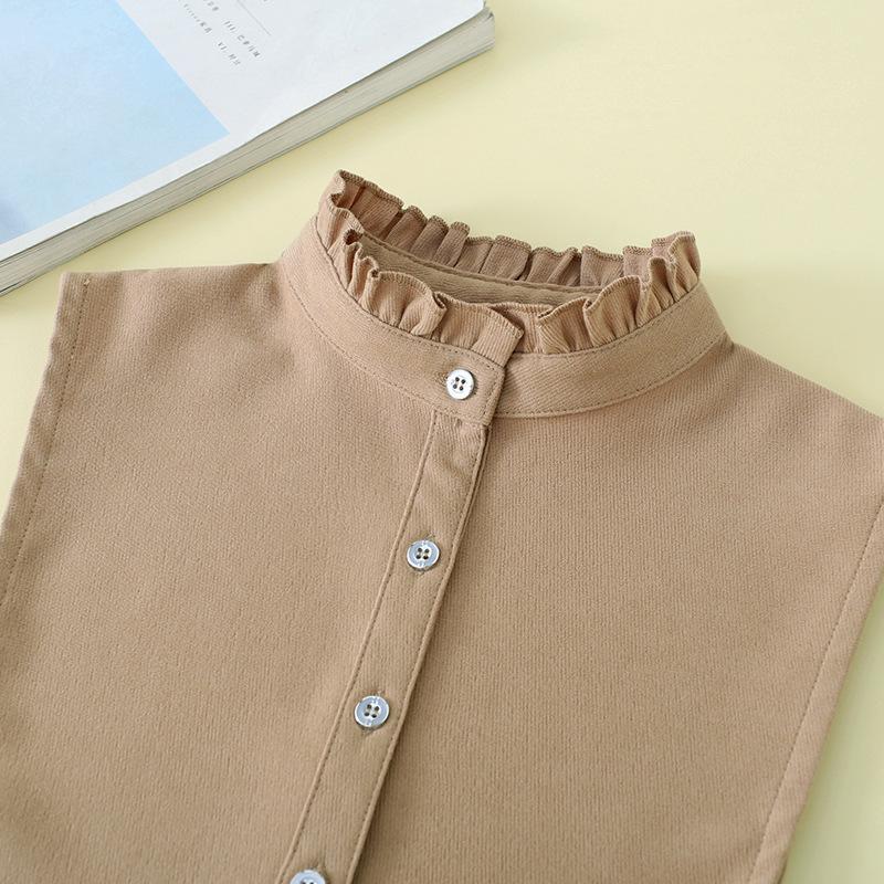 XXL Formal Suits Corduroy Fake Collar Mens Shirt Detachable Collars False Collar Lapel Woman Removable Decoration