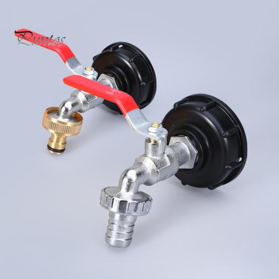 IBC Tote Tank Adapter Rustproof Corrosion Resistant Easy To Install Garden Hose Connector Replacement Valve Fitting