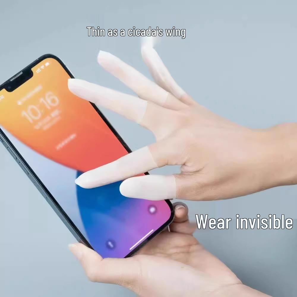 Moisturizing Latex Finger Cots: Disposable, Anti-Cracking, Anti-Dry, Frosted, Waterproof, Anti-Freeze Fingertip Sleeves.