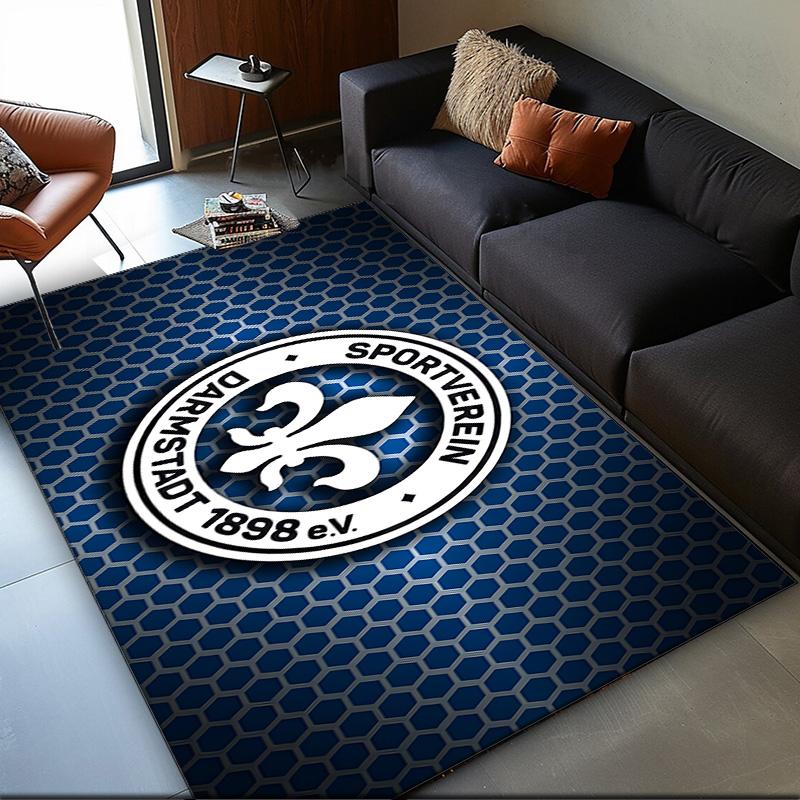 1PC Rug Sport Darmstadt Carpet, Chair Rug,Area Rug for Office Bedroom Living Rooms Bedroom, Doormat Decor Christmas Fan Gifts