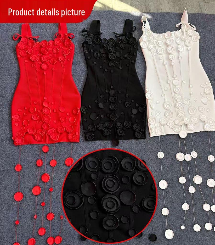 Women's Spaghetti Strap Slim-Fit Bandage Dress