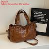 Soft Interior Compartment Shoulder Bags 2026 High Quality Contrasting Colors Bags for Women Fashion Zipper Pu Women's Handbags