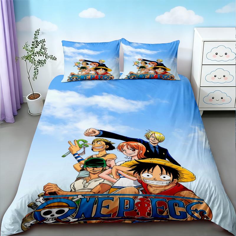 Boys 3Pcs Duvet Cover Set One Piece Cartoon Bedding Set Quilt Cover Breathable And Comfortable For Bedroom Decor Best Gifts