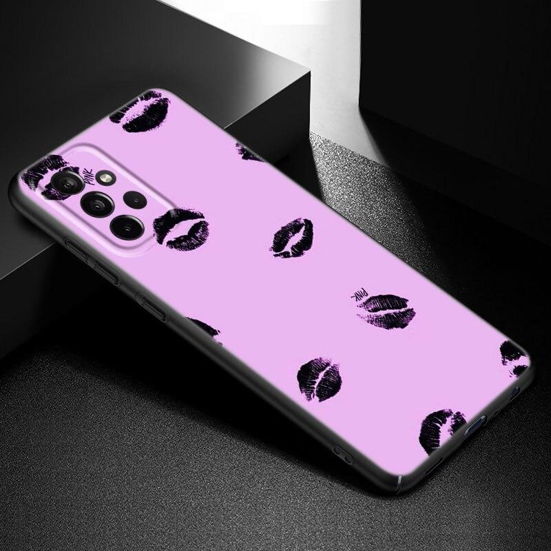 Fashion Pink Love Phone Case For Samsung Galaxy A21 A30 A50 A52 S A13 A22 A32 A33 A53 A73 5G A11 A12 A31 A51 A70 A71 A72 Cover