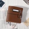 Photo Album Storage, Retro Leather Mini Polaroid Photo Album, Couple's Memory Book, 1-Pocket 3-Inch Travel Card Holder