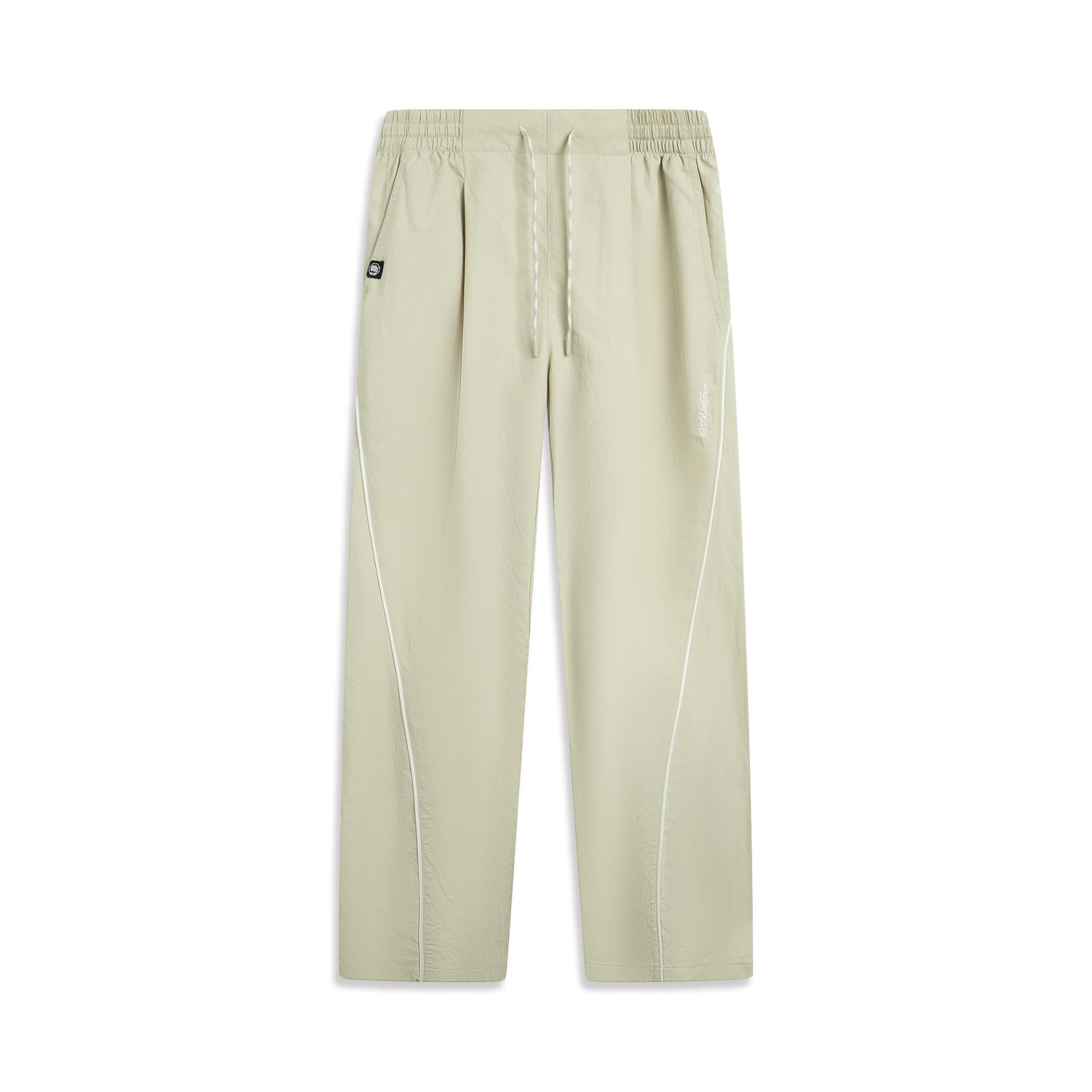 

LiNing 1807 Коллаборация Простые Однотонные Со средней посадкой На кулиске Свободные Дышащие Универсальные Повседневные Брюки Мужские брюки AYKV967-3 XXL