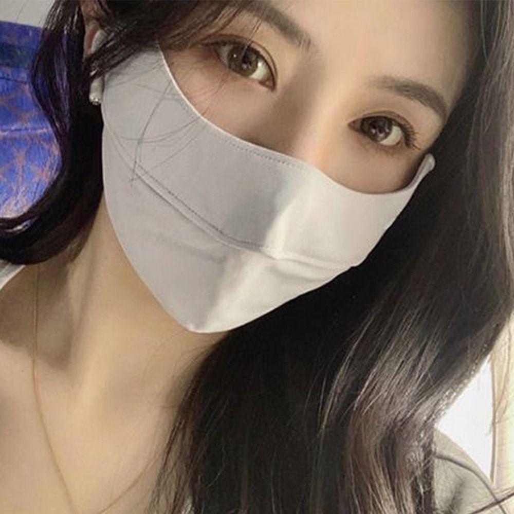 Multicolor Sunscreen Mask Ice Silk Sports Mask Fashion Face Scarf