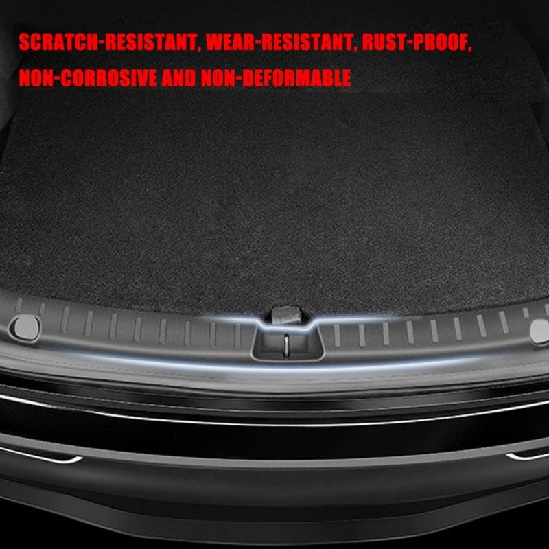 Antislip Rear Bumper Shield For Electric SUVs High Strength ABS Guard Prevents Scratches During Luggage Transportation