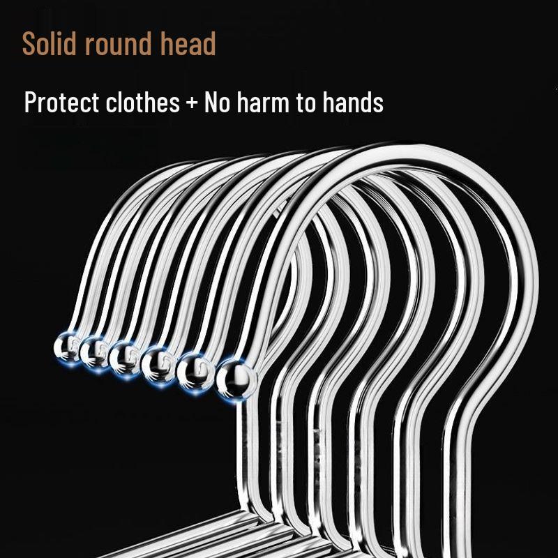 Stainless Steel Thickened Clothes Drying Rack & Hanger
