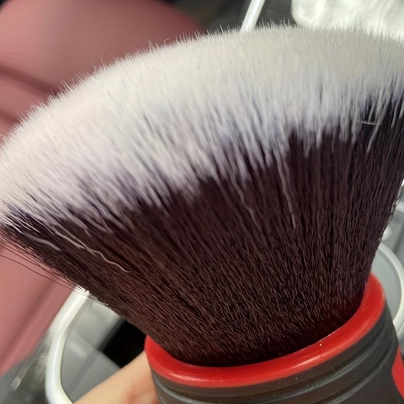 Large Area Premium Car Detailing Brush with Soft Bristles and Ball Handle for Dust Removal