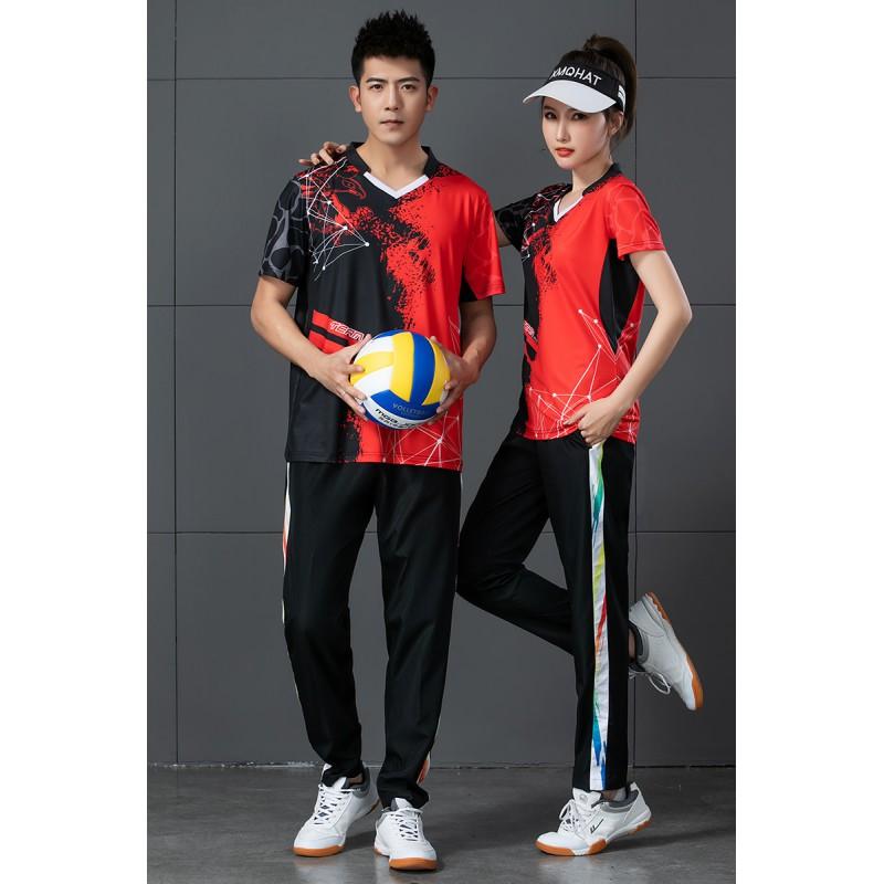 Quick Dry Badminton Set Men Women Sports Shirt Shorts Pants Training Competition Uniform Breathable Milk Silk