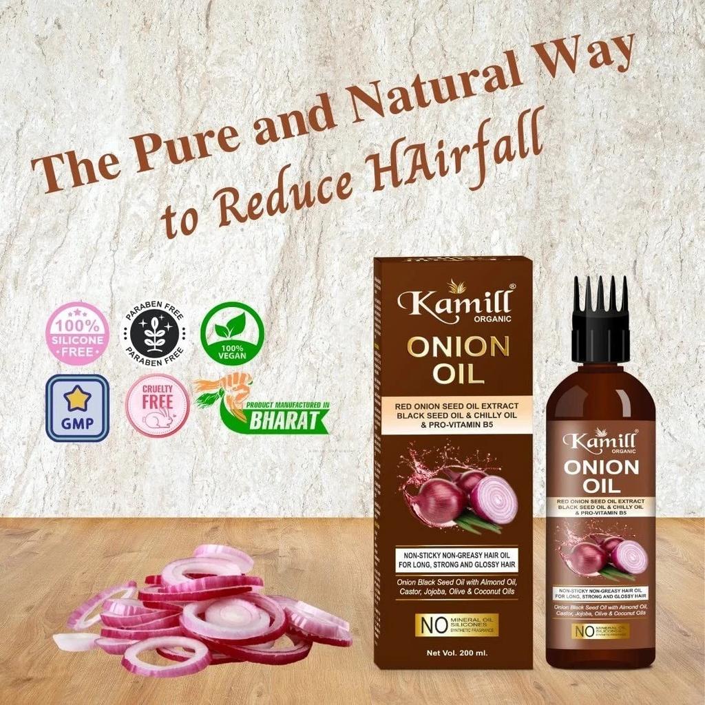 Kamill Onion Oil For Strong And Silky Hair 200ml