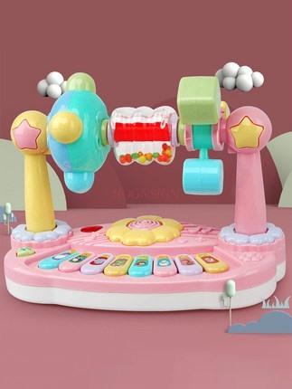 Kinder Mehrzweck Blume Drehend Tier Musik Klavier Kinder Paradies Spielzeug Klavier Musik Klavier Elektronisches Klavier