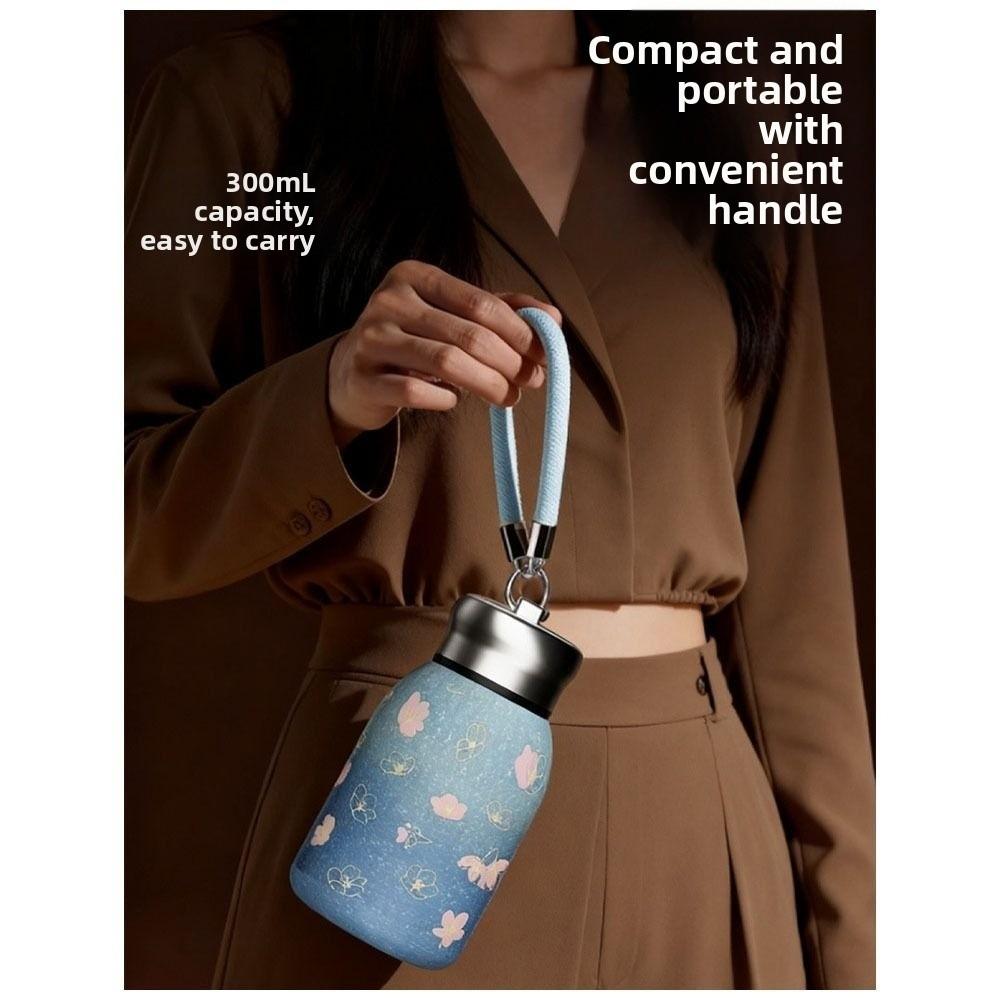 Leak Proof Insulated Cup 316 Stainless Steel Water Bottle Fashion Mini Thermal Cup  Sports