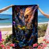 Avatar Print Beach Towel, Versatile Lightweight Absorbent Beach Towel for Pool Surf Yoga Bathroom, Perfect Birthday Holiday Gift