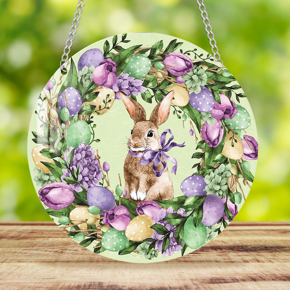 1pc Tree of Life Turtle Butterfly Dragonfly  Acrylic Home Wall Decoration Chain Pendant Pendant