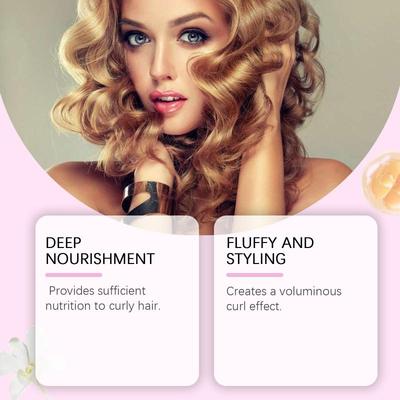 Curly Hair Care Spray Anti Frizz Long Lasting Setting Add Volume Nourish Hair Refreshing Luster Silky Hair Setting Spray 100Ml