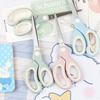 Multi-Functional Scissors Stainless Steel Craft Scissor Diy Handcraft Paper Cutting Sewing Tool Cute Candy Colors Handle