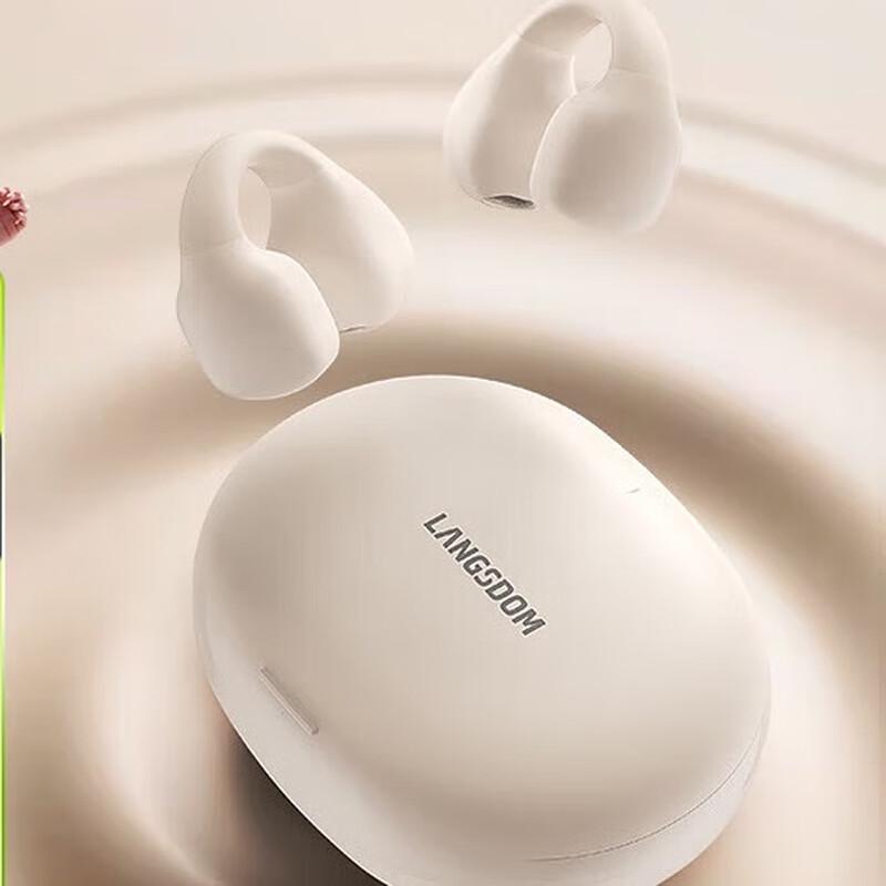 

Lanzhdun Clip-on Open-Ear Bluetooth Sports Earphones with ENC Noise Reduction