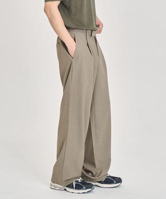 PRAIRIE Airflow Loose Fit Slacks (Light Khaki)