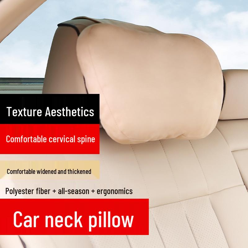 Mercedes-Benz Universal Car Headrest Pillow - 4 Seasons Neck Support for Comfortable Seating