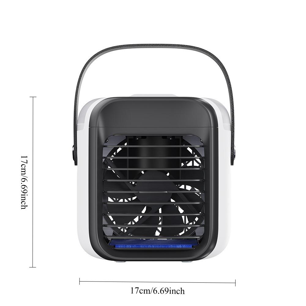 Mini Portable Air Conditioner Fan Desktop Evaporative Air Cooler 3 Speed Household USB Charging