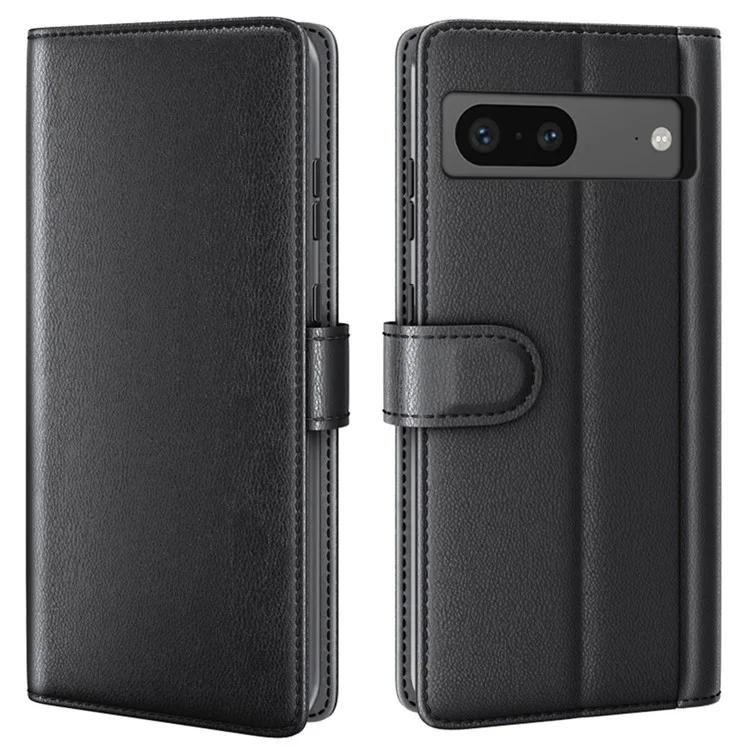 

For Google Pixel 7 5G Case Genuine Split Leather Flip Folio Phone Cover