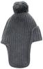 Anya Hindmarch Hat Eyes In Soft Wool Charcoal Knit Cap [Used]