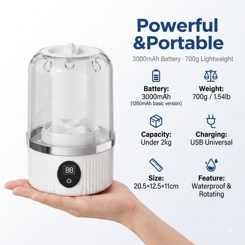 Mini Laundry Cup Portable Underwear Washing Machine Small Special for Maternal And Infant Clothing No Installation Required