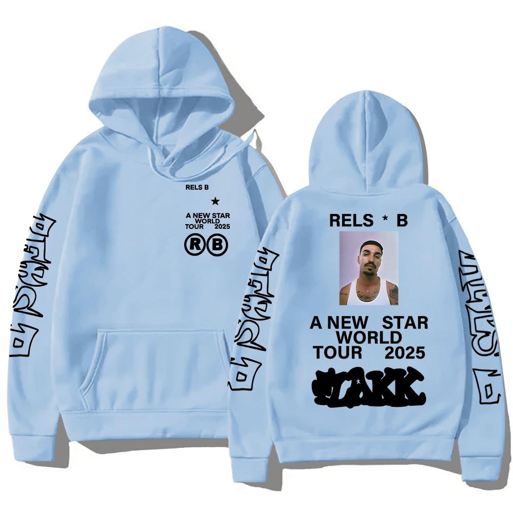 Rels BA Neue Starworld Tour 2025 Hoodies Pop Männer Frauen Sweatshirt Neue Trend Ästhetische Kleidung High Street Pullover
