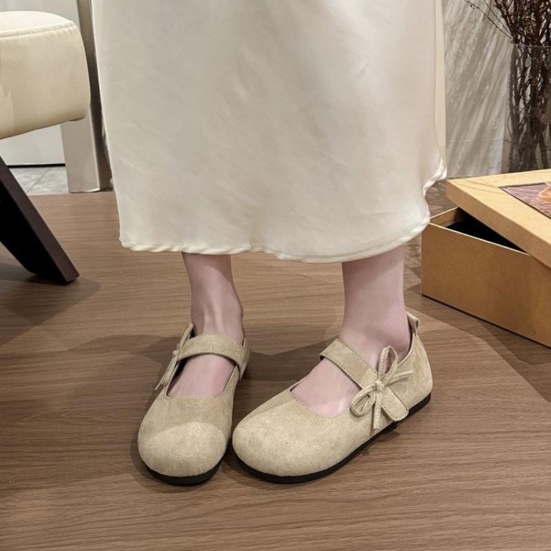 2026 Spring New Versatile Fashion French Vintage Shoes Women's Soft Sole Single Shoes