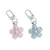 10pcs Colorful Sakuras Jelly Pendant Keyring Cherry Blossoms Pendant Keychain Resin Flower Handbag and Bag Decoration