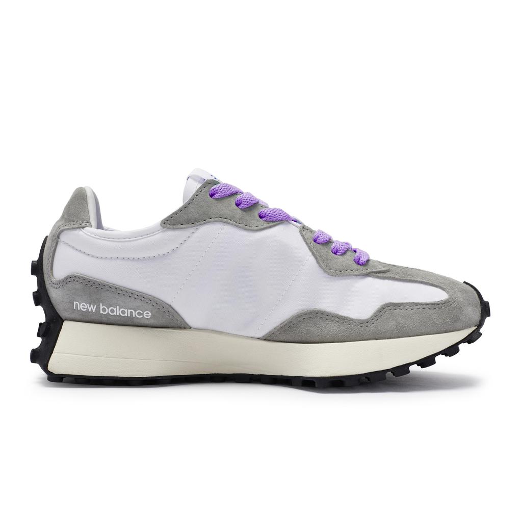New Balance NB 327 Cushioning Slip Resistant Breathable Low top Running Shoes Unisex Yuanzu Gray Purple MS327LAB(Team80-S-BOX)