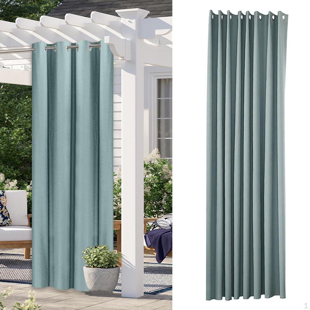 Vorhänge Außen Tragbarer Terrassenvorhang Oben Wasserdicht Innen Sichtschutzvorhang für
