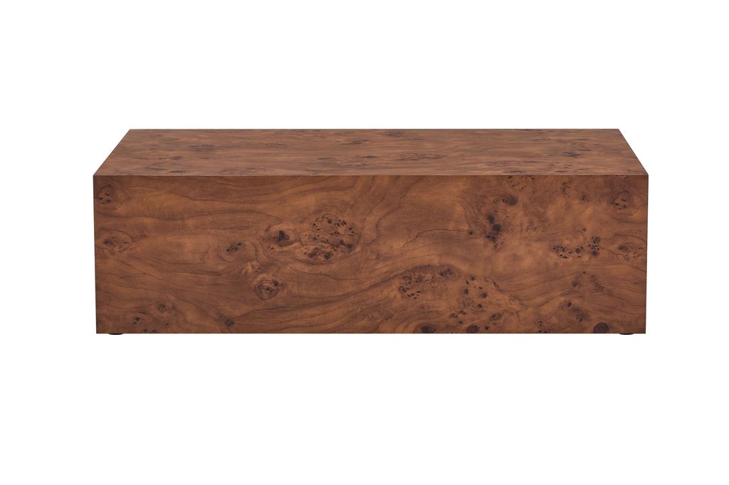 Minimalist Coffee Table In Wood Look – Modern Living Room Table, Versatile, Stable Construction, Easy-care Surface, Approx. Dimensions